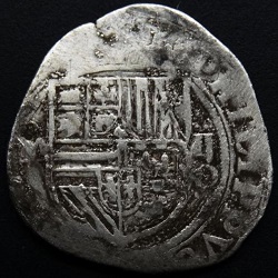 Philips II, 2 reaal, Mexico, z.j. 1564-67