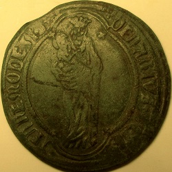 Broederschap van Onze Lieve Vrouw Dendermonde, denarius, z.j.