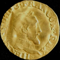 Hendrik II van Frankrijk, Henri d'or, Nantes, 1555