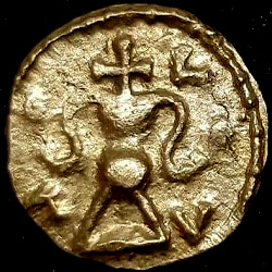 Gavalorum, Tremissis, Javols, z.j. ca 620 - 640 n Chr.