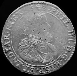 Philips IV, ducaton, Brussel 1663