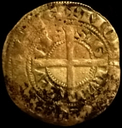 Godfried II van Vianden, halve groot, Roth, z.j. 1272/1308