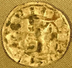 Philippe II Augustus, Denier parisis, Arras, z.j. 1180-1223