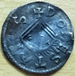Lodewijk de Vrome, denarius met schip, Dorestad
