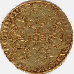 Lodewijk van Male, gouden lam, Gent/Mechelen, z.j. 1356-1364