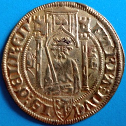 Heerlijkheid Oyen, Maria van Brabant, goudgulden, ca 1371-1381