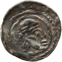 Godfried III, denarius, Hetogdom Brabant, z.j. 