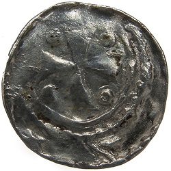 Godfried III, denarius, Hetogdom Brabant, z.j. 