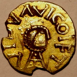 Frankrijk, Vidva, Tremissis, Francoleno, ca 620 - 640
