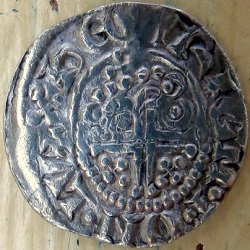John Lackland, short cross penny, Londen, ca 1206