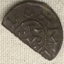 Karel de Grote / Karel de Kale, denarius, Melle (Fr), z.j. ca 768-877