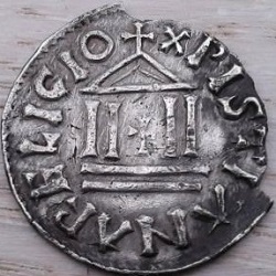 Lodewijk de Vrome, denarius, Trier, z.j. ca 822 - 840