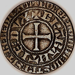 Jan I van Brabant, groot met Brabants portaal, Brussel, z.j. ca 1282