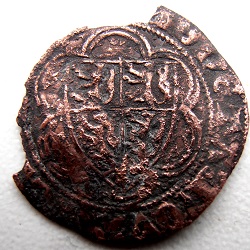 Jan III van Brabant, halve groot, z.j. ca 1343