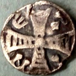 Stedelijke muntslag, kleine denier met adelaar, z.j. ca 1235 - ca 1252