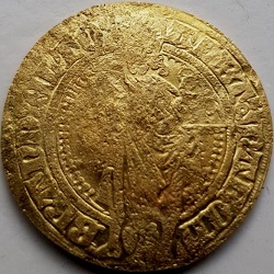 REPLICA Albrecht Achilles, goudgulden, Schwabach, z.j. ca 1470-1486