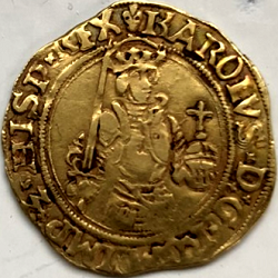 Karel V, Gouden Karolusgulden, Brugge, z.j. ca 1521-1551