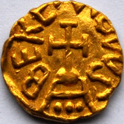 Tremissis, Noord oost Frankrijk, ca 585 - 675