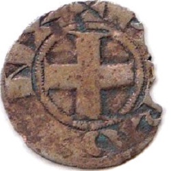 Philippe II Auguste, Denier Parisis, Péronne, z.j. ca 1191-1223