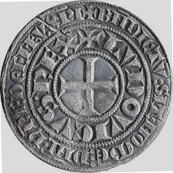 Lodewijk IX, Gros Tournois, zonder muntplaats, ca 1266-1270