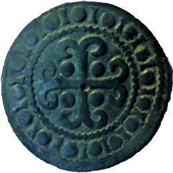Engelse anonieme rekenpenning, Edward I sterling buste type, z.j. ca 1302 - 1307