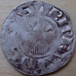 Thibaut III, Denier au peigne, Provins, z.j. ca 1197-1201