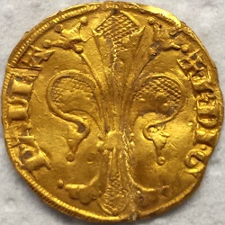 Raymond IV, prins van Orange (Fr), gouden Florijn, Orange, z.j. ca 1340-1370