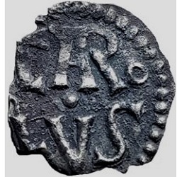 Karel de Grote, denarius, Rx F type, z.j. ca 768-793