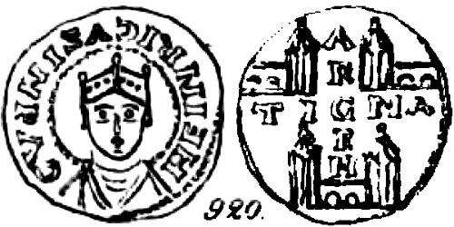 Heinrich II, pfennig, Straatsburg, z.j. ca 1014-1024