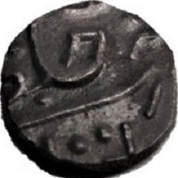 Raghuji Bhonsle III, 1/8 rupee, Cuttack, z.j. ca 1820-1825