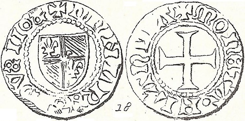 Onbekende muntheer, Dubbele mijt, z.mpl, z.j. ca na 1388