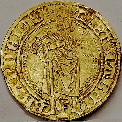 Albrecht Achilles, goudgulden, Schwabach, z.j. ca 1470-1486