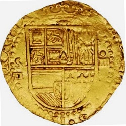 Philips II, 4 escudo, Sevilla, z.j. ca 1566-1588