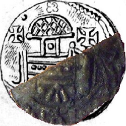 Godfried I met de baard, Denier, Brabant, z.j. ca 1106-1113
