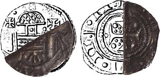 Godfried I met de baard, Denier, Brabant, z.j. ca 1106-1113