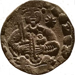 Friedrich I Barbarossa, Denar, Aken, z.j. ca 1155-1190