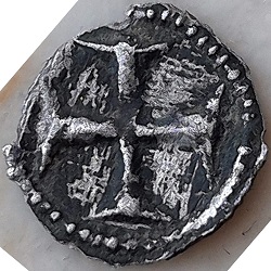 Republiek Siëna, denaro con S retrograda, Siëna, z.j. ca 1180-1230