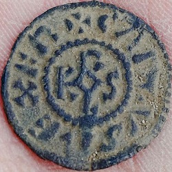 Karel de Grote, denarius, Mainz, z.j. ca 793 - 812