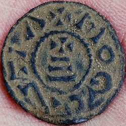 Karel de Grote, denarius, Mainz, z.j. ca 793 - 812