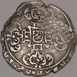 Philips IV, 1/16de patagon, Dôle, z.j. of ca 1622 - 1634