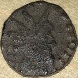 Merovingische denier, streek Orléans, z.j. ca 700 - 725