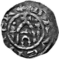 Dirk II van der Aare, Penning, Deventer, z.j. ca 1197-1212