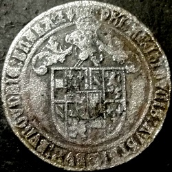 Maximiliaan van Oostenrijk & Philips de Schone, zilveren rekenpenning, Antwerpen, 1490