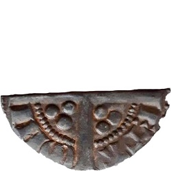 Arnold V van Loon, gehalveerde sterling, z.j. ca 1282-1294