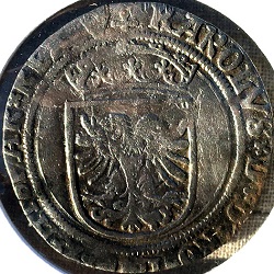 Karel V, zilveren reaal, Antwerpen, z.j. ca 1521-1545