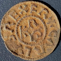 Karel de Grote, denarius, Arles, z.j. ca 793/794 - 812
