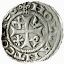Dirk VII, Hollandse penning, Dordrecht?, z.j. ca 1190 - 1203