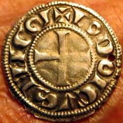 Hugo X of Hugo XI, Denier, Montreuil-Bonnin of Bellac, z.j. ca 1208 - 1249