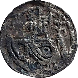 Frederik II, penning, Nijmegen/Kleef, z.j. ca 1212 - 1250 ???