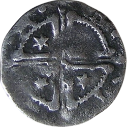 Onbekende denier of pfennig, z.j. ca 1250